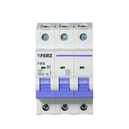 FMB-B 6kA 3P 02 х-ка B Автоматический выключатель